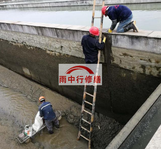 静海污水池变形缝堵漏